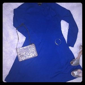 Blue Bow Sweater Dress-3 Dresses for $100